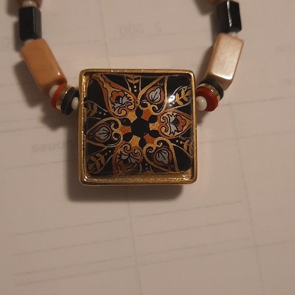 Enamel benders necklace - Picture 5 of 5